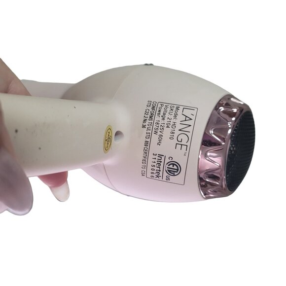 L'Ange Hair Dryer 1875W Lightweight Pink Blow Dryer With Adjustable Heat & Speed - Picture 4 of 5